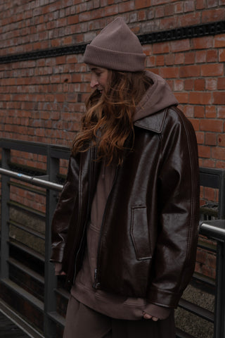 FISHERMAN BEANIE MOCHA