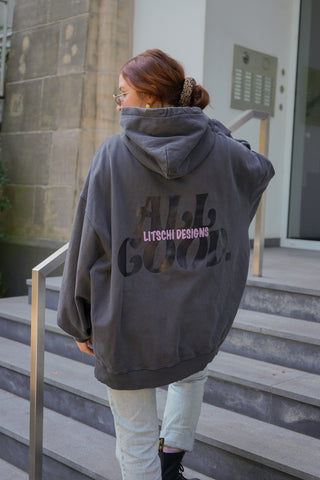 ALL GOOD HOODIE VINTAGE BLACK